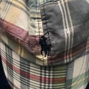 Plaid Ralph Lauren polo hat